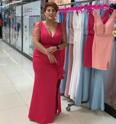 💥🔥👗【S-5XL】Sukienka z modnymi falbanami i wysokimi rozcięciami po bokach