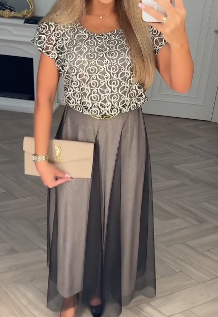 🍁🍂Najnowsza sukienka z tiulu, wyjątkowy wzór, nowy styl