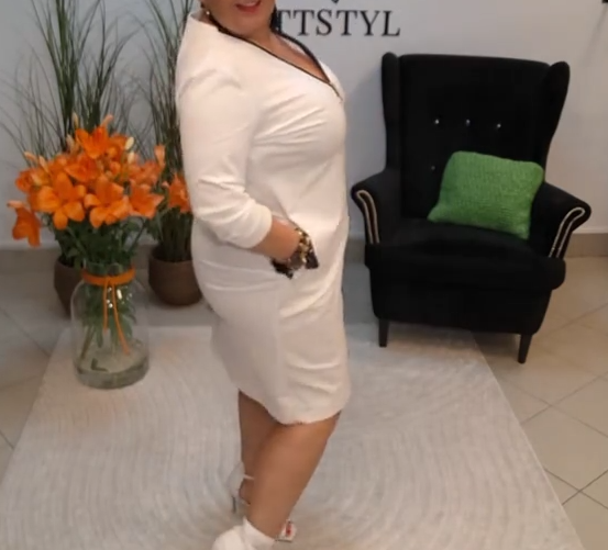 Super cena ❌49% Zniżki🛍️‼️♥️‼️Ostatnie sztuki🛍️Możliwość płatności przy odbiorze‼️👇Elegancka, metalowa, elastyczna, dopasowana sukienka z długim rękawem