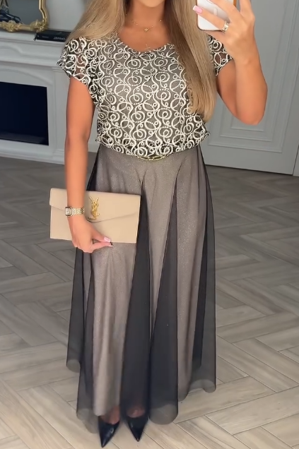 🍁🍂Najnowsza sukienka z tiulu, wyjątkowy wzór, nowy styl