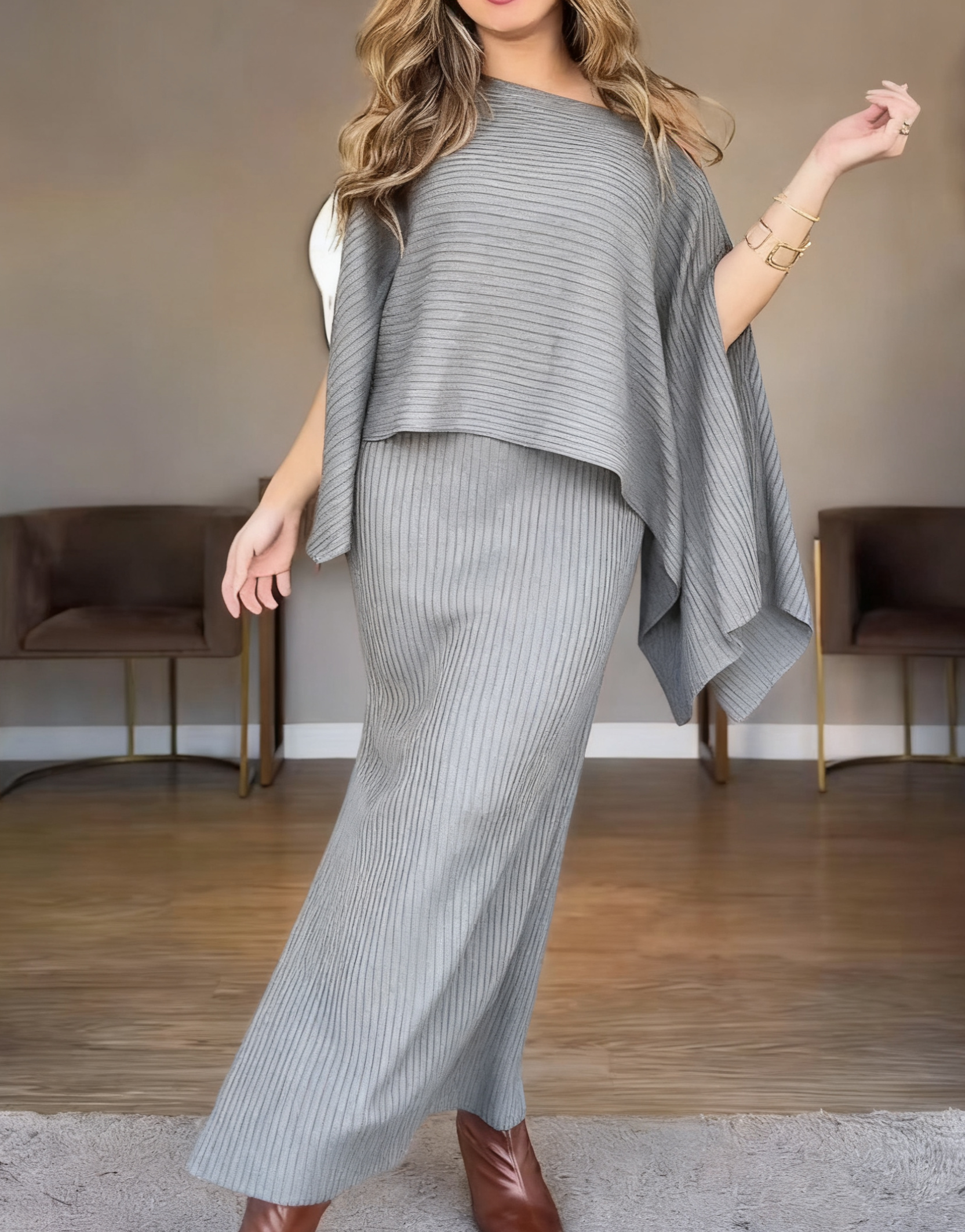 Super rabat -69%‼️‼️Komplet damski z tuniką i suknia.