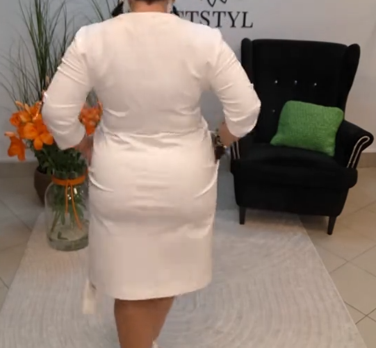 Super cena ❌49% Zniżki🛍️‼️♥️‼️Ostatnie sztuki🛍️Możliwość płatności przy odbiorze‼️👇Elegancka, metalowa, elastyczna, dopasowana sukienka z długim rękawem