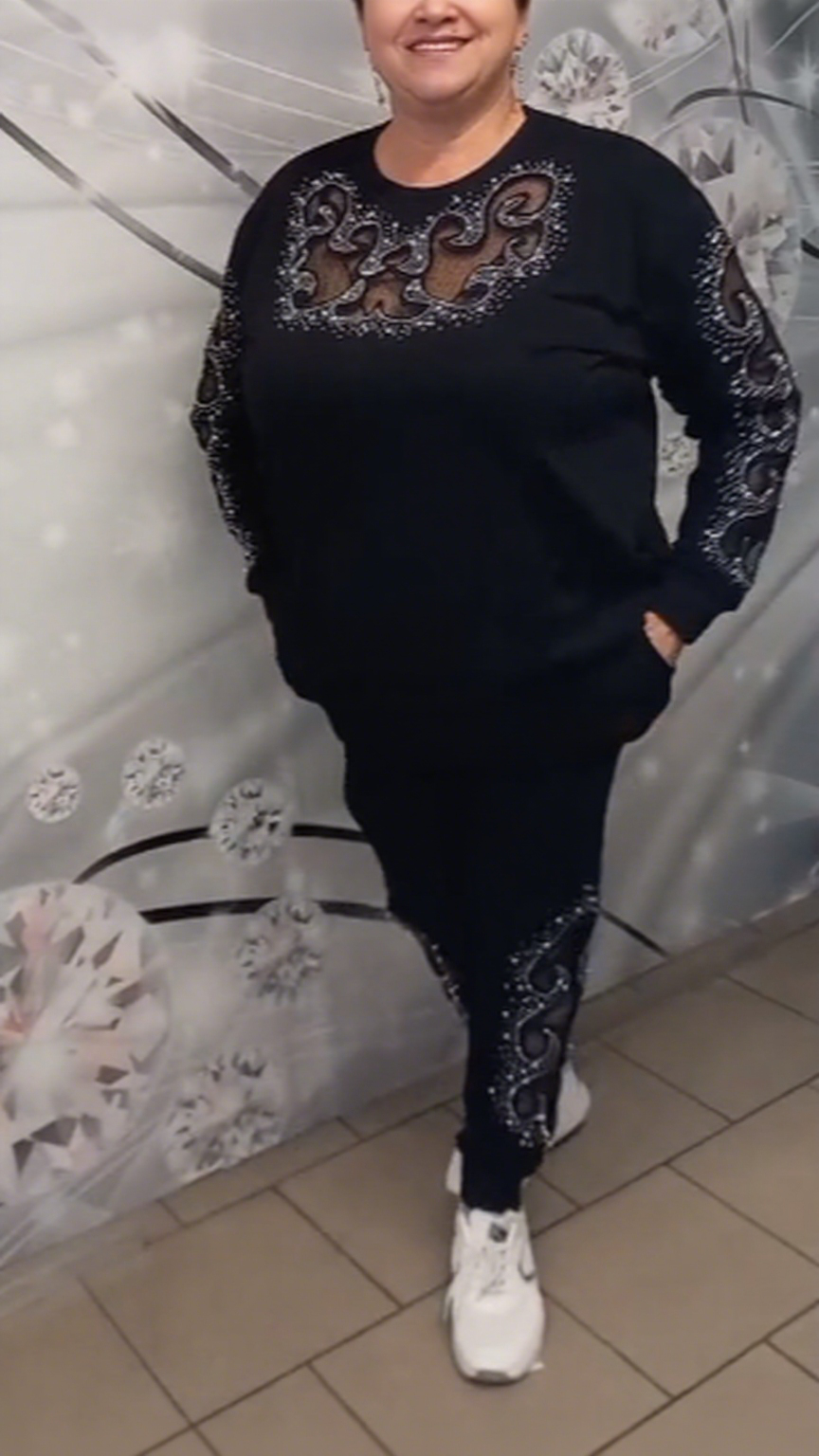 Ubranie Dekorowane Brokatem