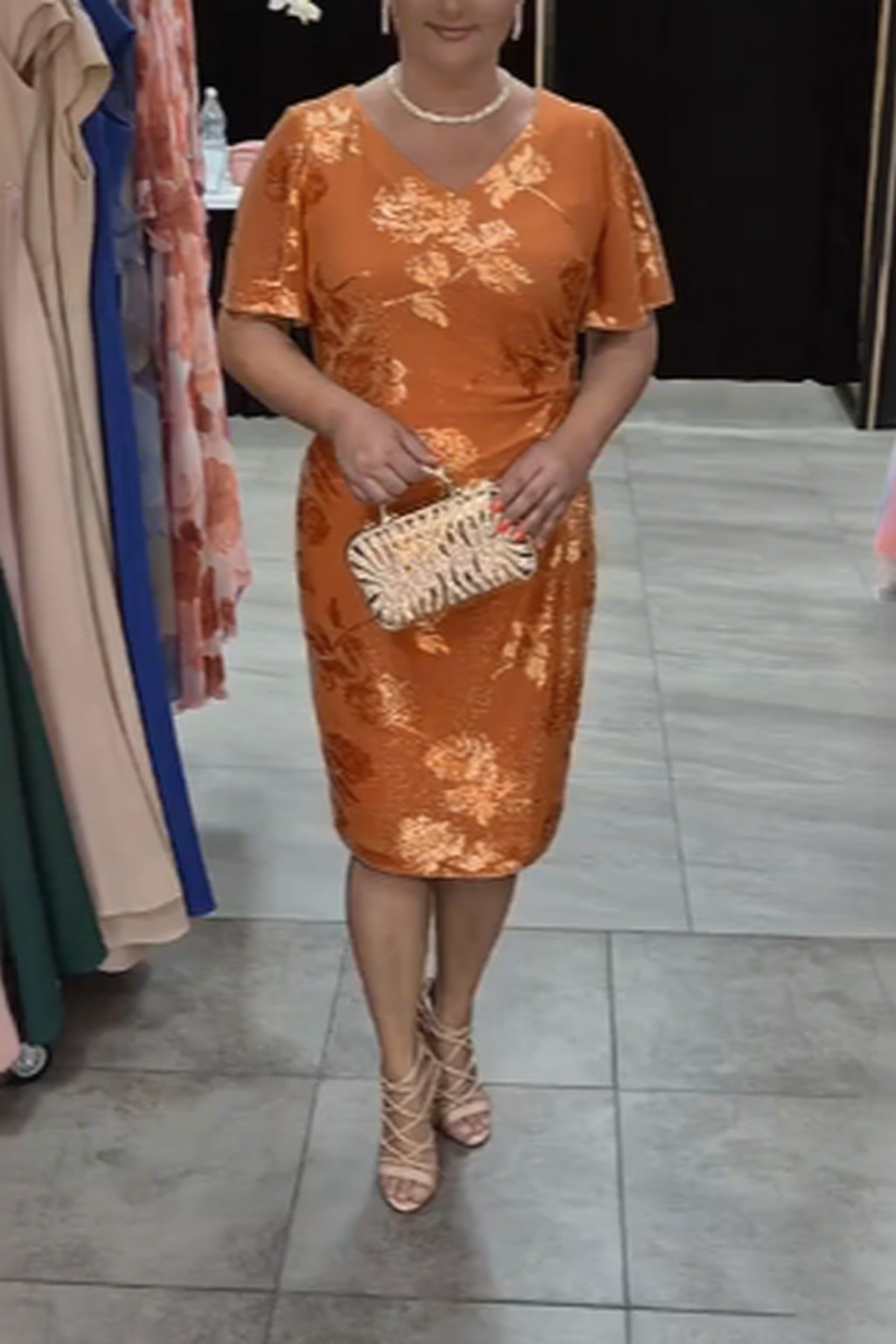 Sukienka Jacquardowa