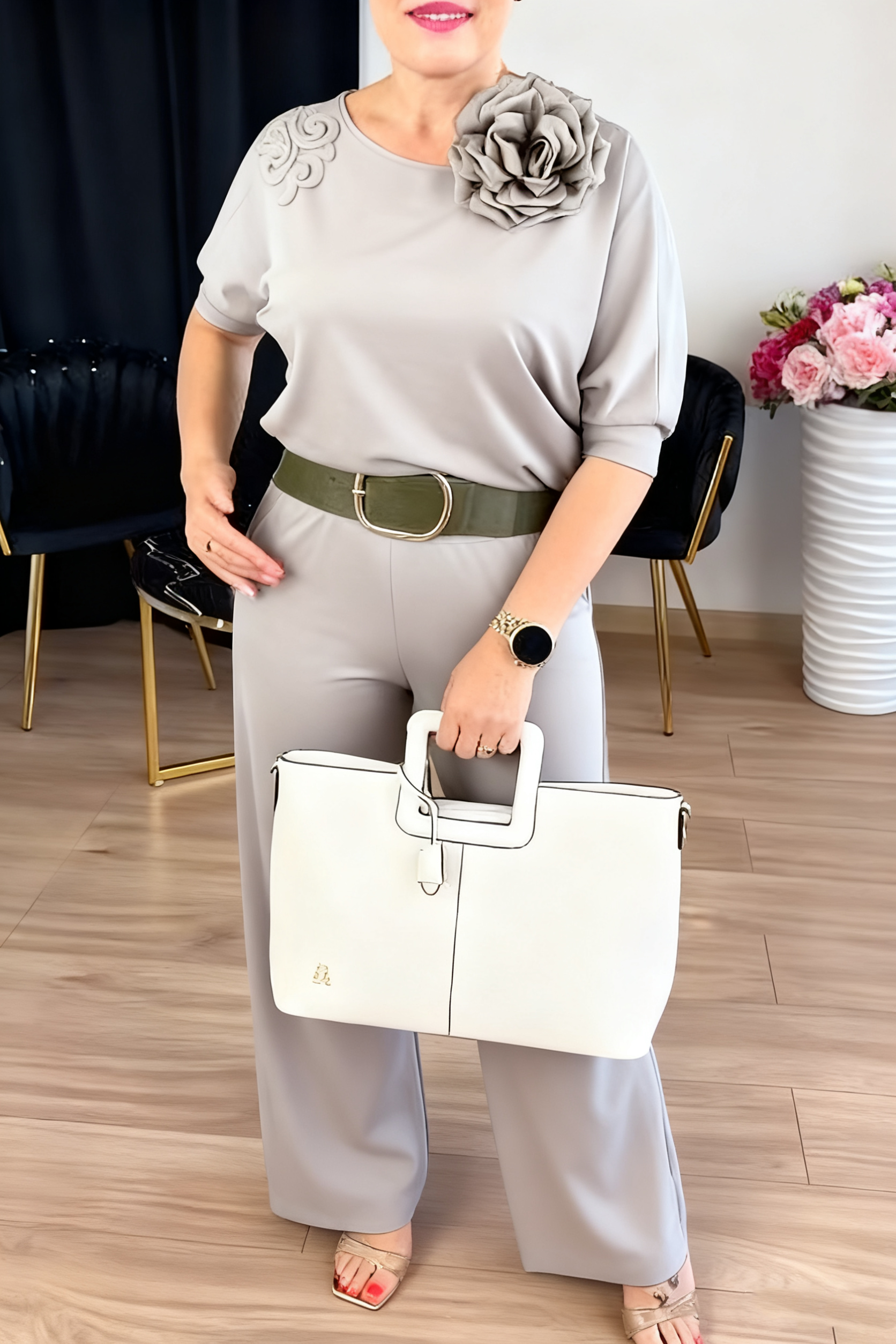 Pozostało tylko 20 sztuk✨Kombinezon w jednolitym kolorze z czystej bawełny