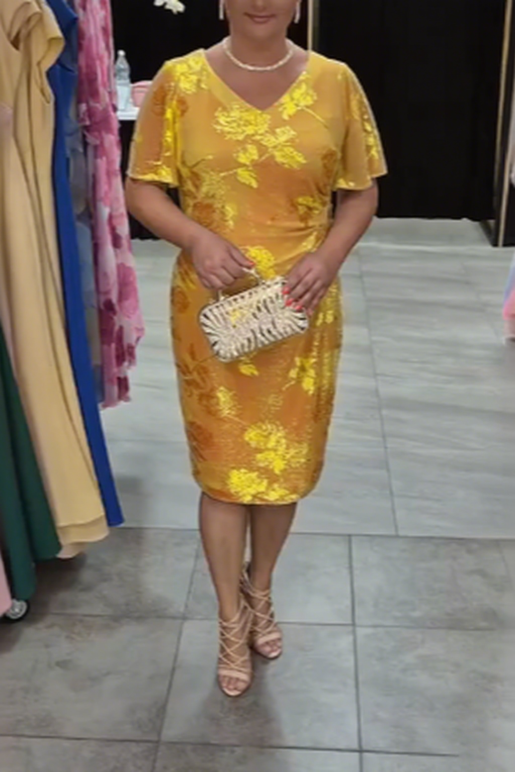 Sukienka Jacquardowa