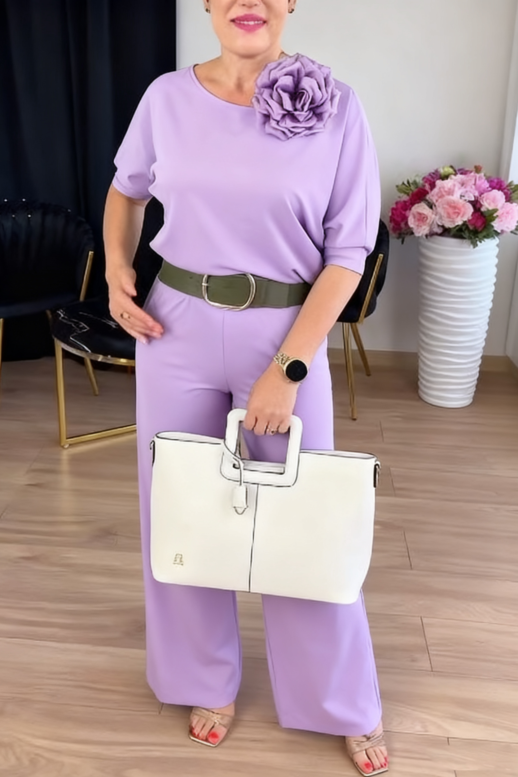 Pozostało tylko 20 sztuk✨Kombinezon w jednolitym kolorze z czystej bawełny