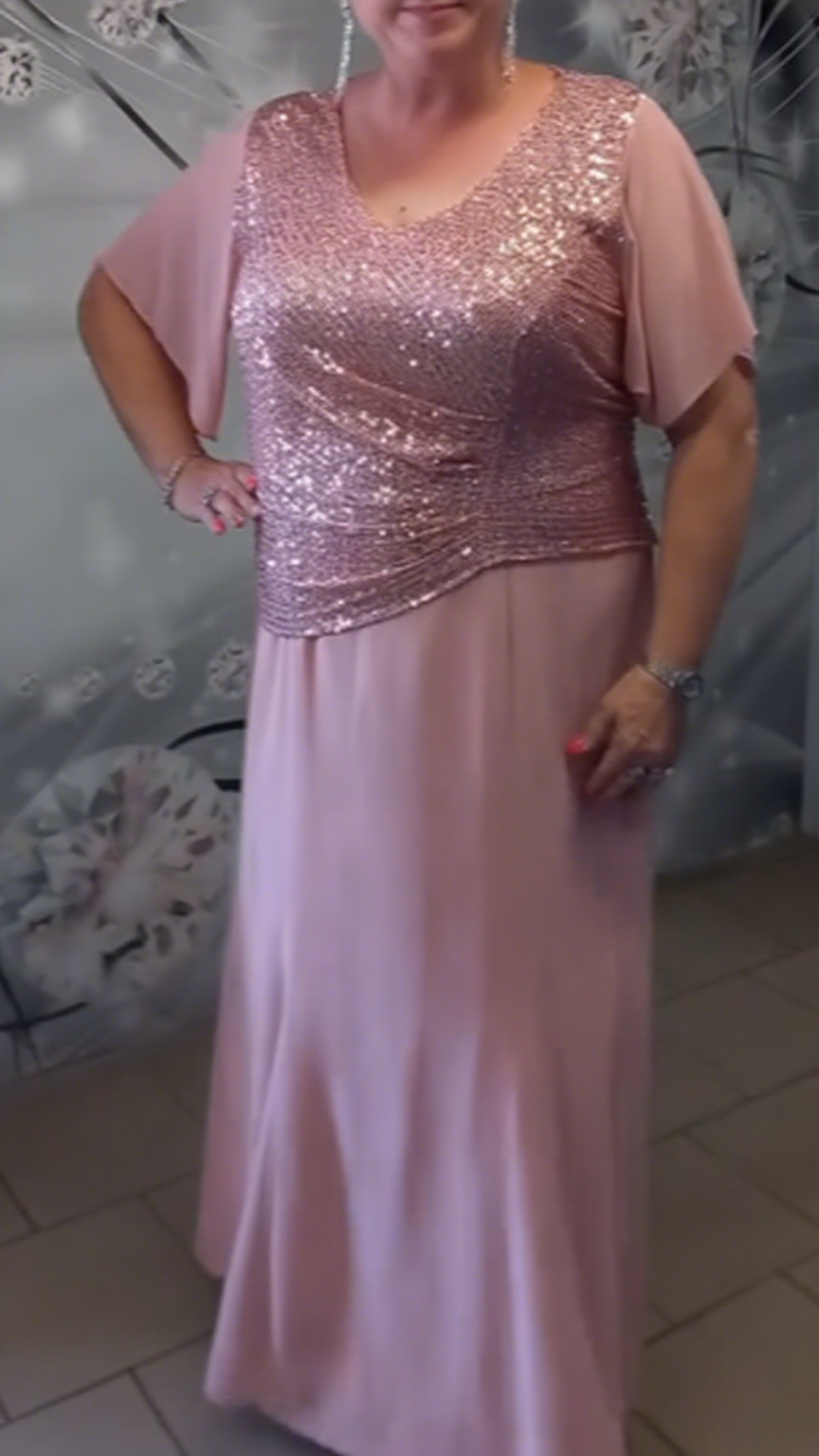 Sekwencjonana Sukienka z Bluzką