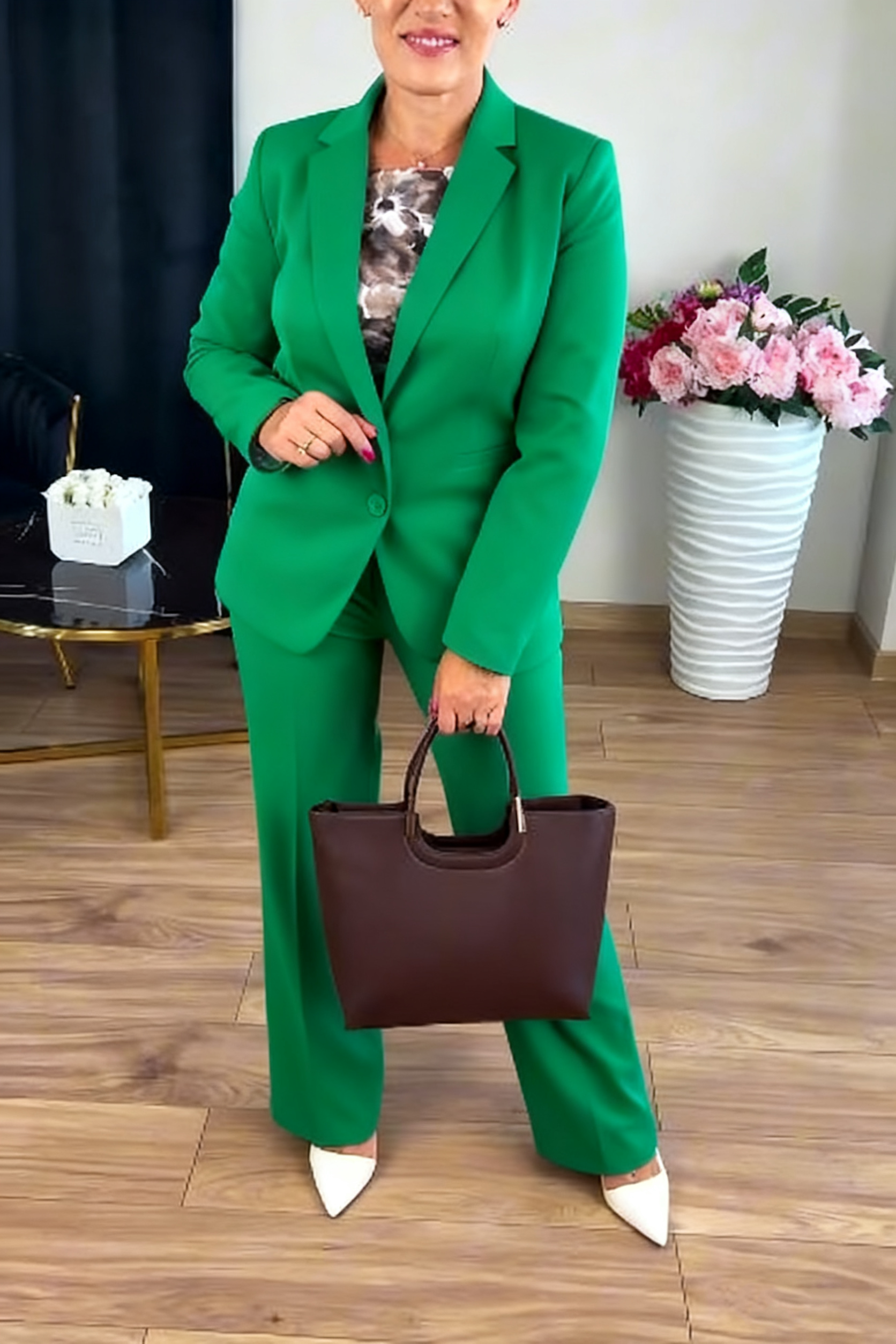 49% zniżki – garnitury w jednolitym kolorze