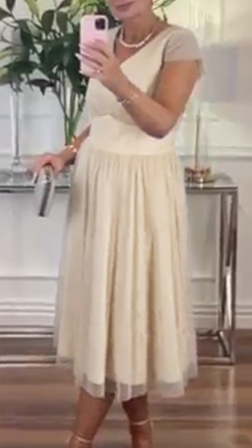 Suknia balowa z tulem