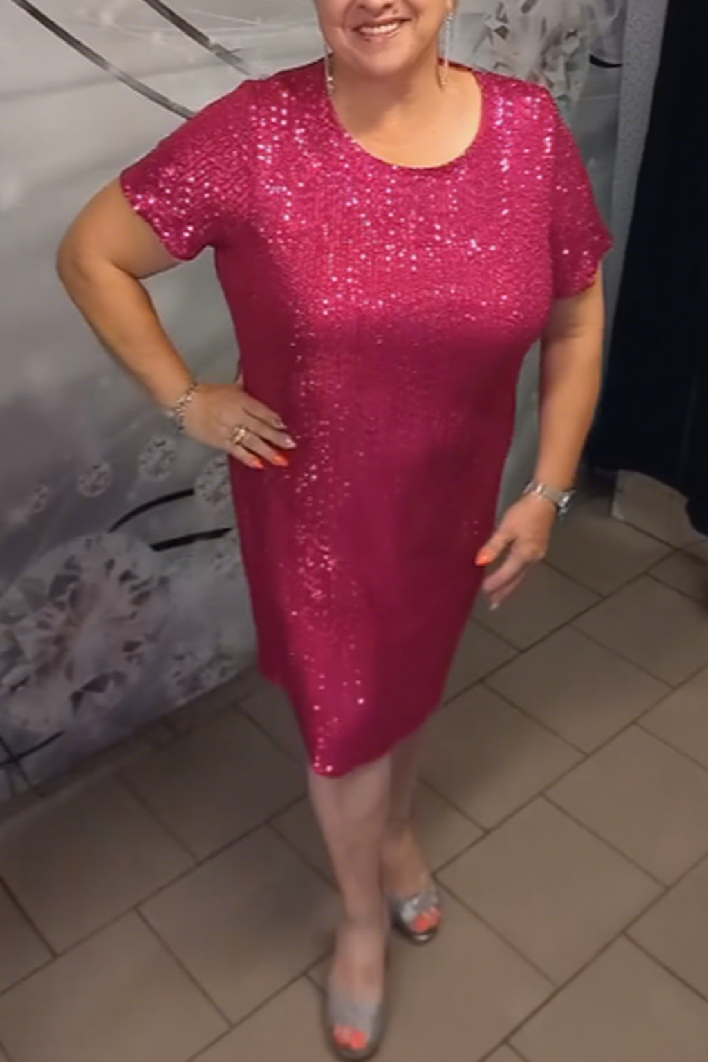 Sukienka z Pailletkami