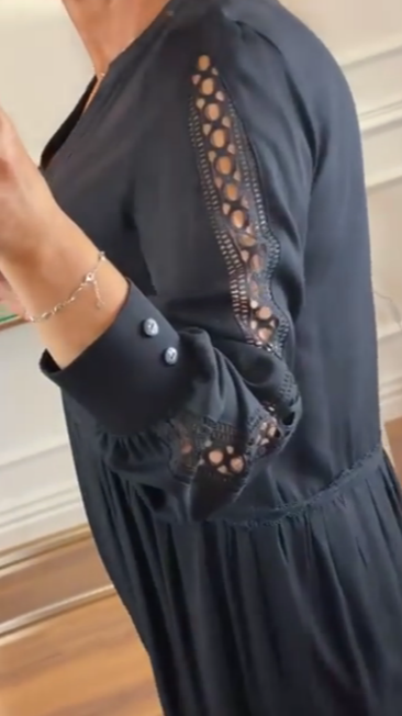 Suknia damska z falbankami