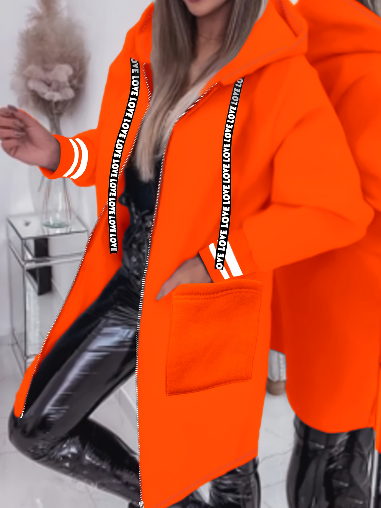 Kurtka z kapturem damska w stylu casual A6600