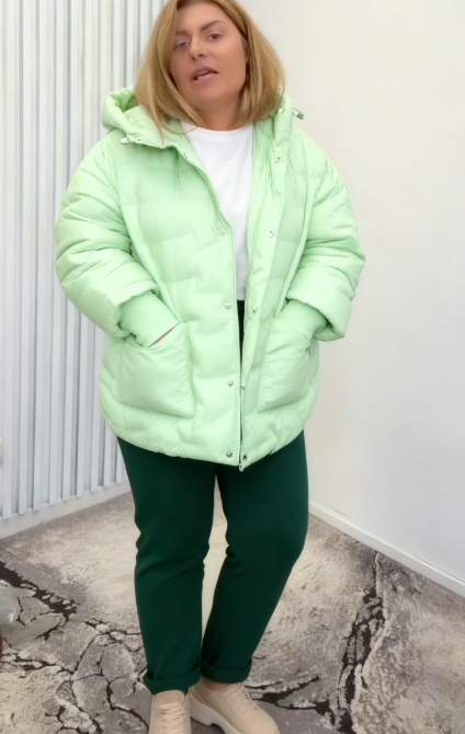 🔥Gorący artykuł - Stylowa damska krótka kurtka puchowa z kapturem