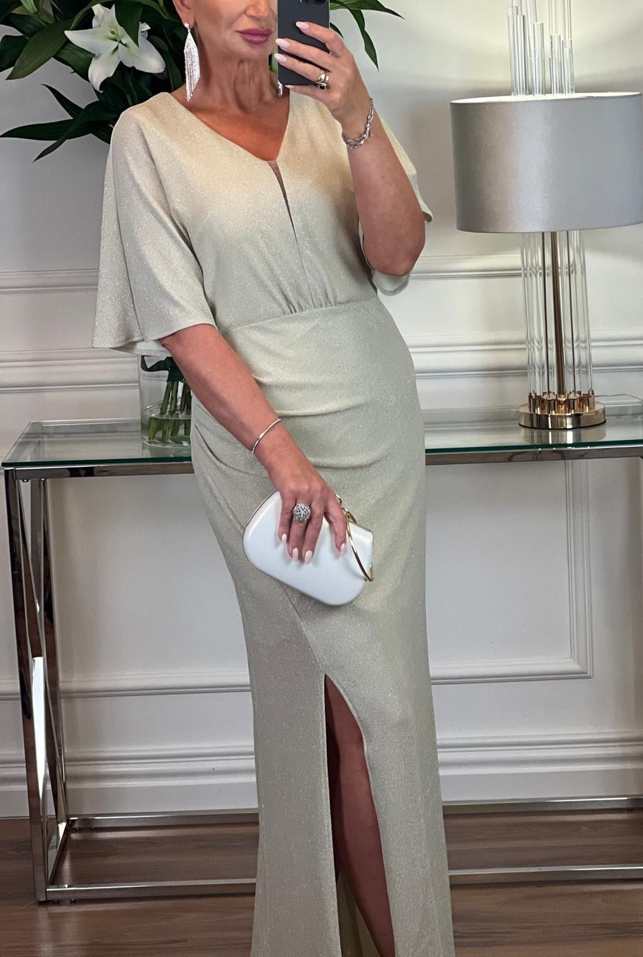 Sukienka Santiago ecru