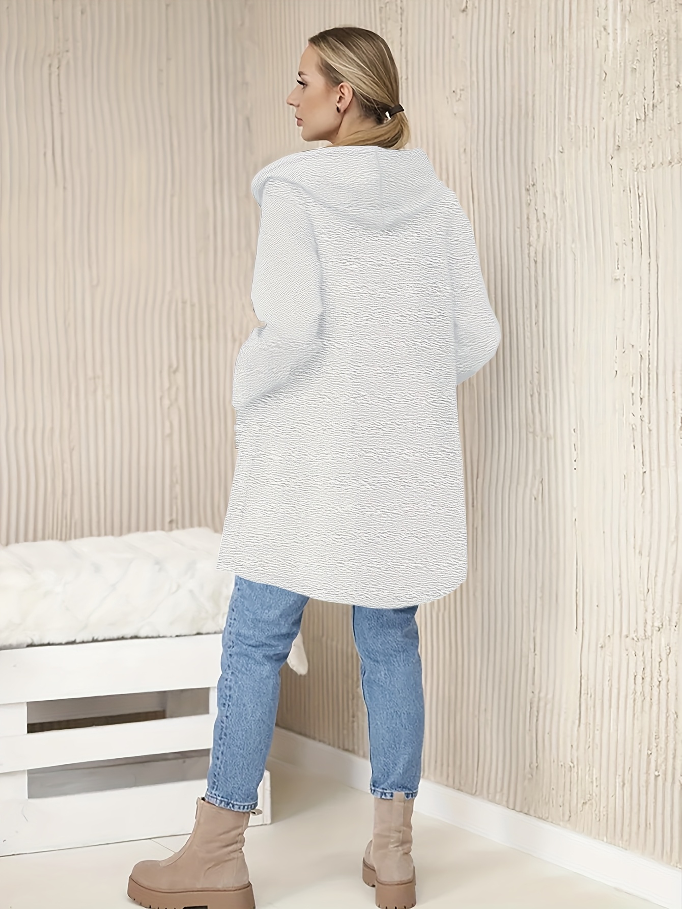 Kurtka z kapturem damska w stylu casual A6600