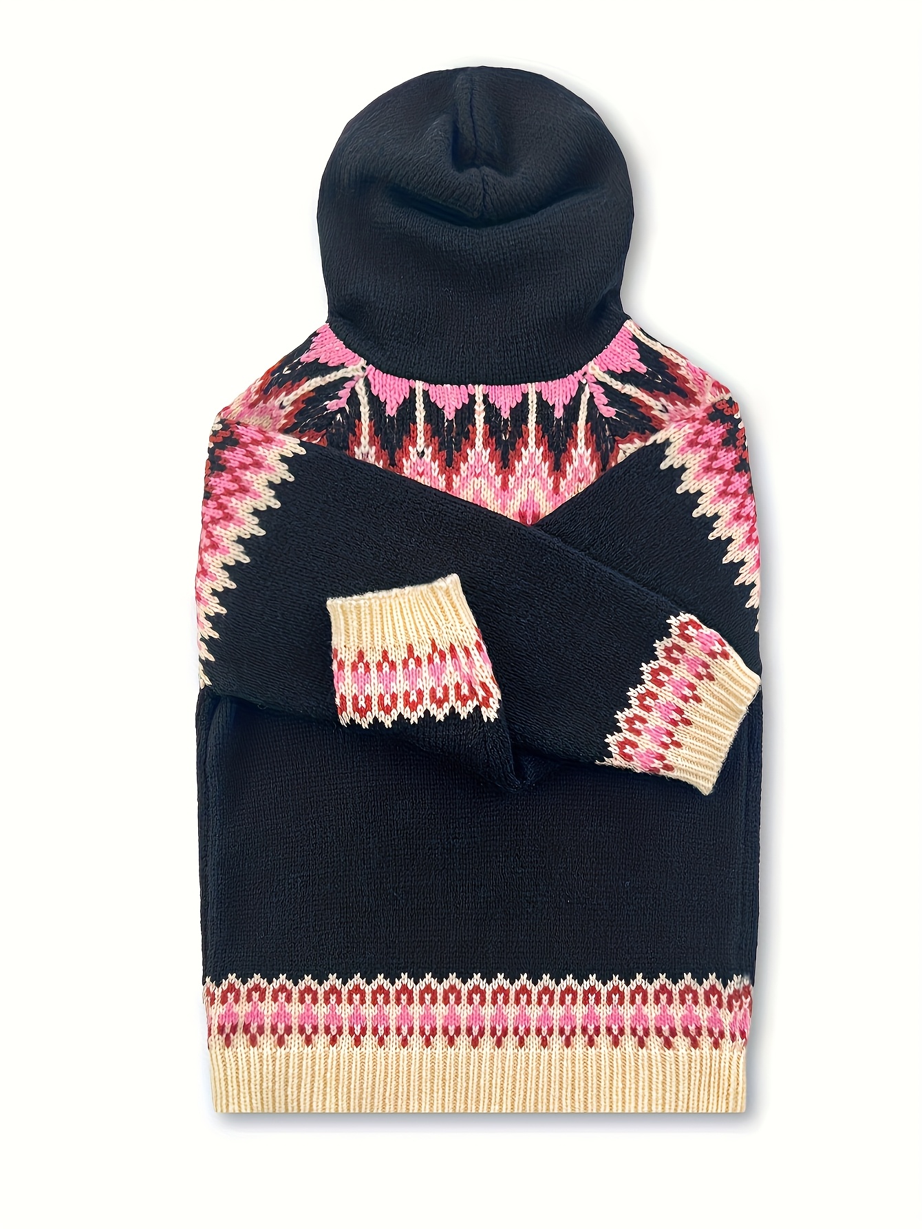 Miękka, gruba bluza z kapturem ze wzorem Glacier Mountain