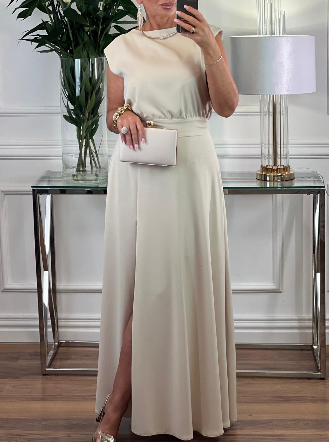 Komplet Anita malinowy