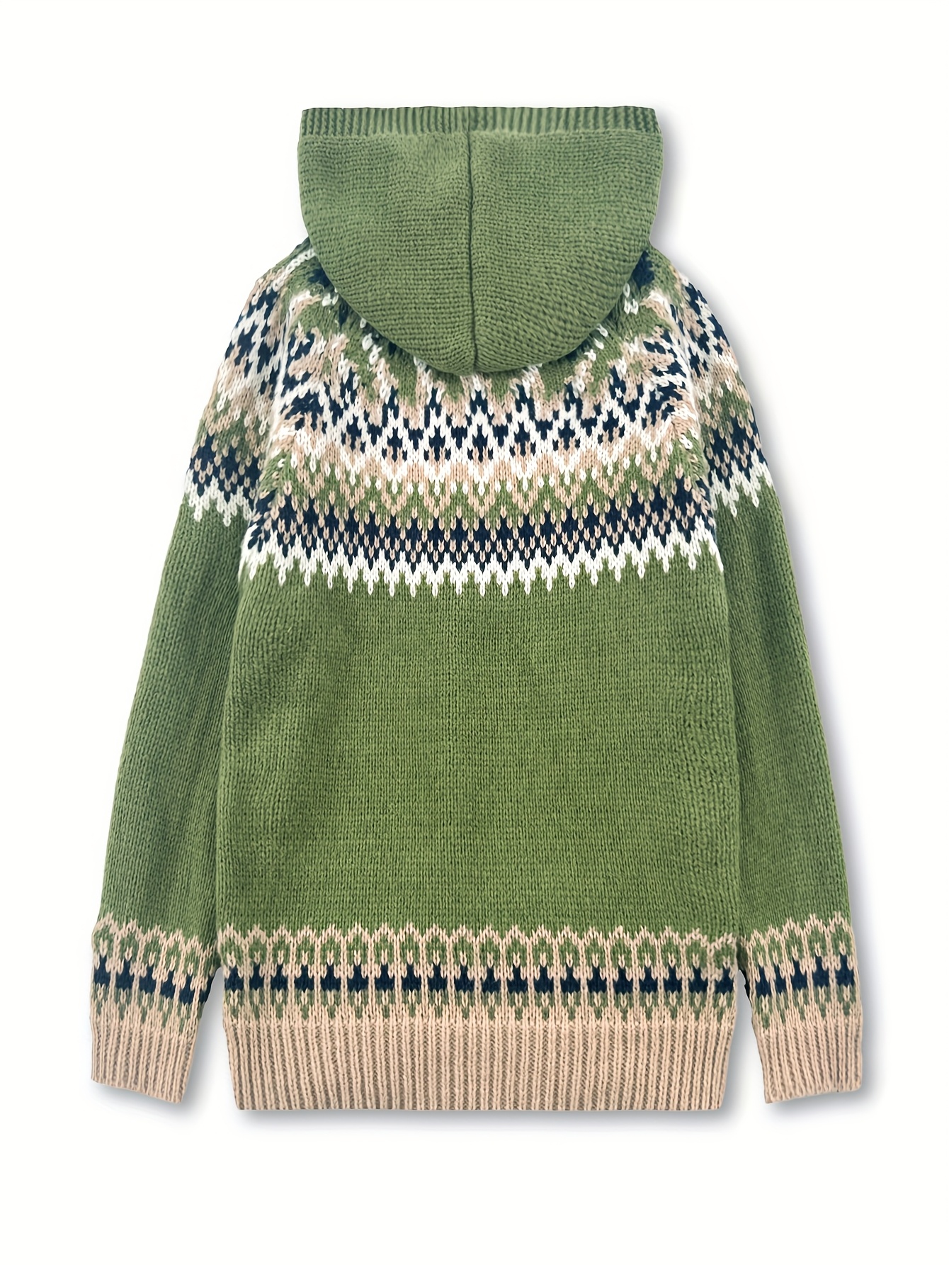 Miękka, gruba bluza z kapturem ze wzorem Glacier Mountain