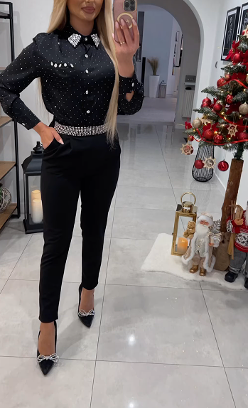 [Copy]49% zniżki – Lekki luksusowy garnitur z cekinami