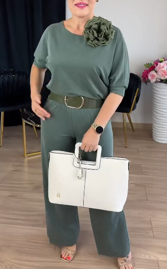 Pozostało tylko 20 sztuk✨Kombinezon w jednolitym kolorze z czystej bawełny