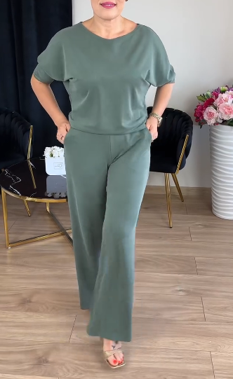 Pozostało tylko 20 sztuk✨Kombinezon w jednolitym kolorze z czystej bawełny