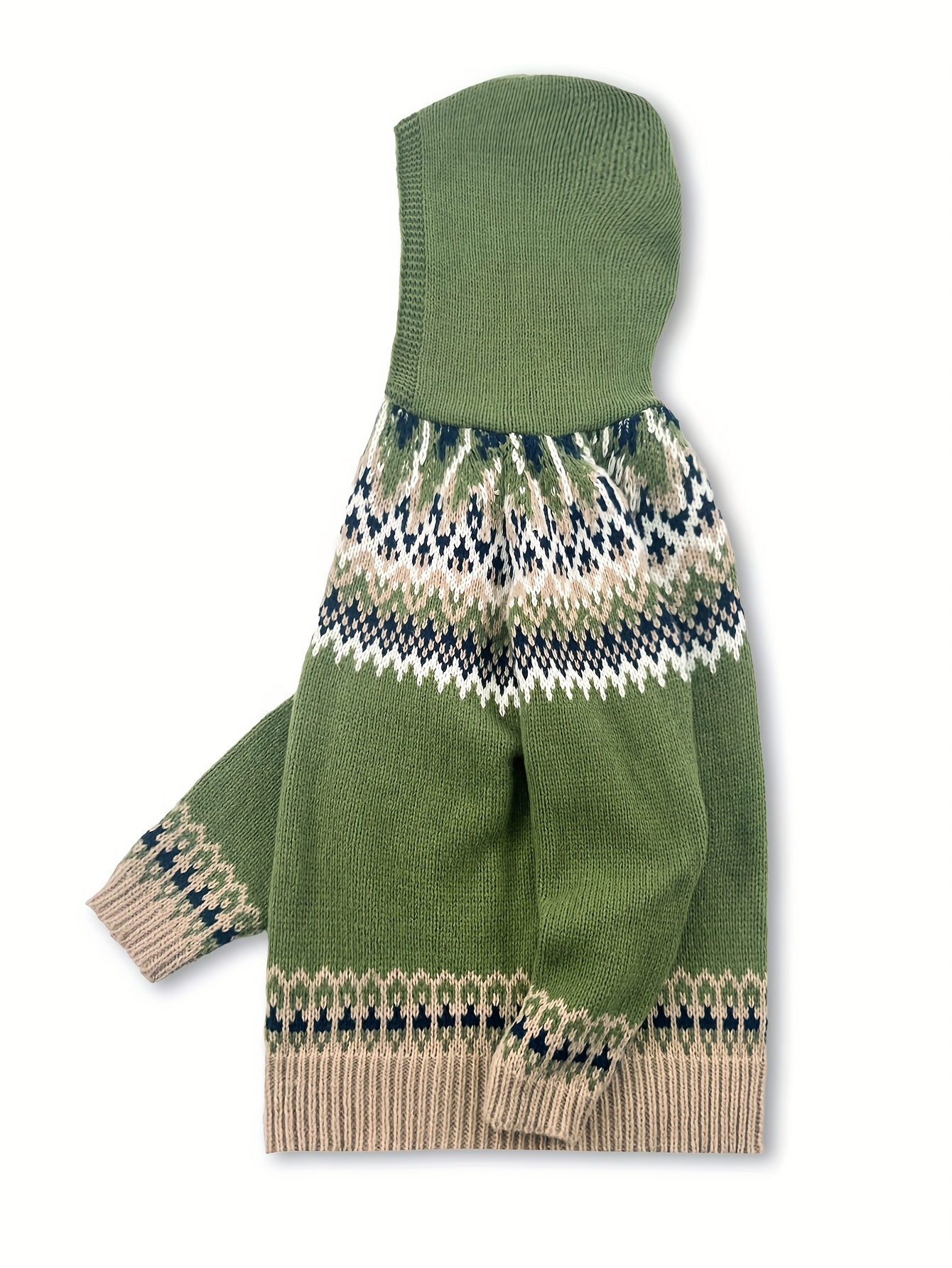 Miękka, gruba bluza z kapturem ze wzorem Glacier Mountain