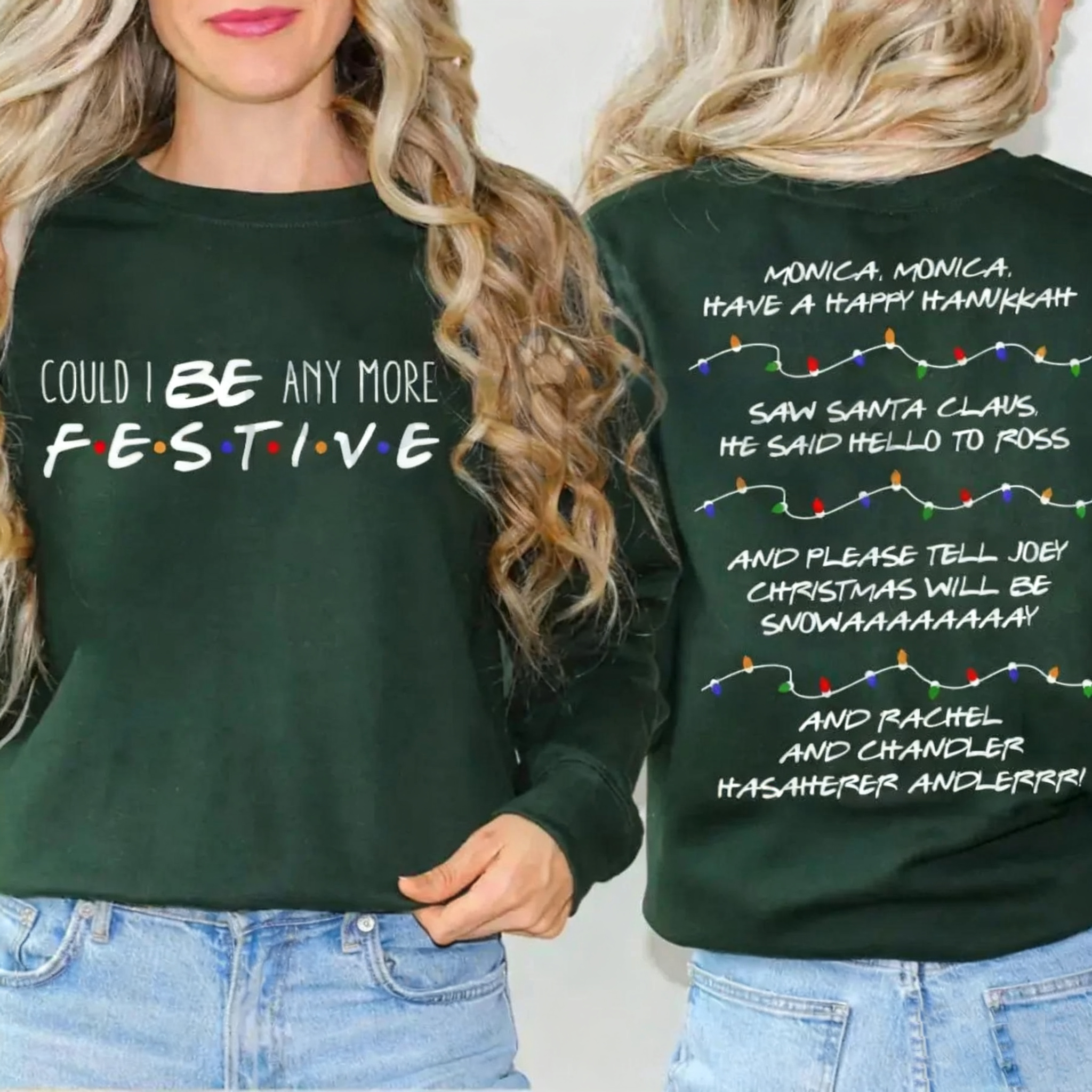 Retro TV Show Friends Christmas Sweatshirt