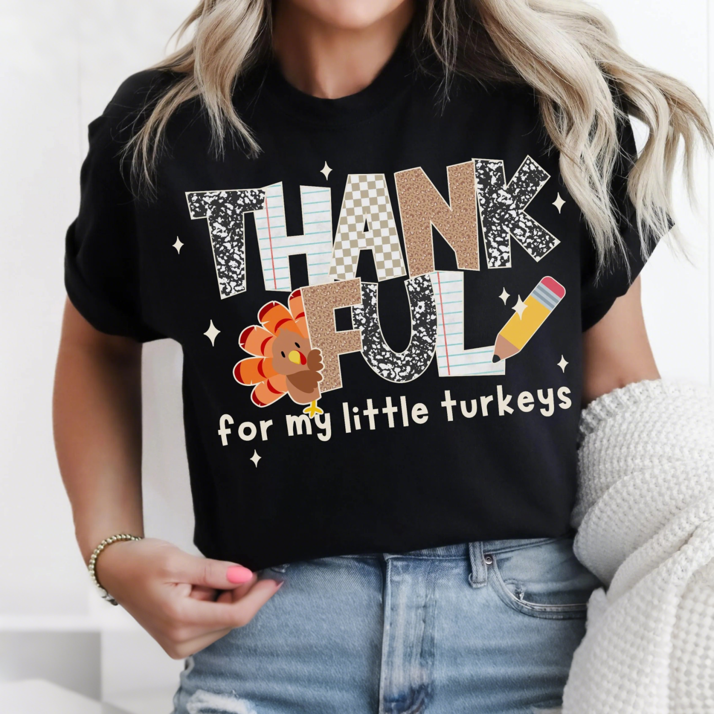 Thankful for My Little Turkeys T-Shirt