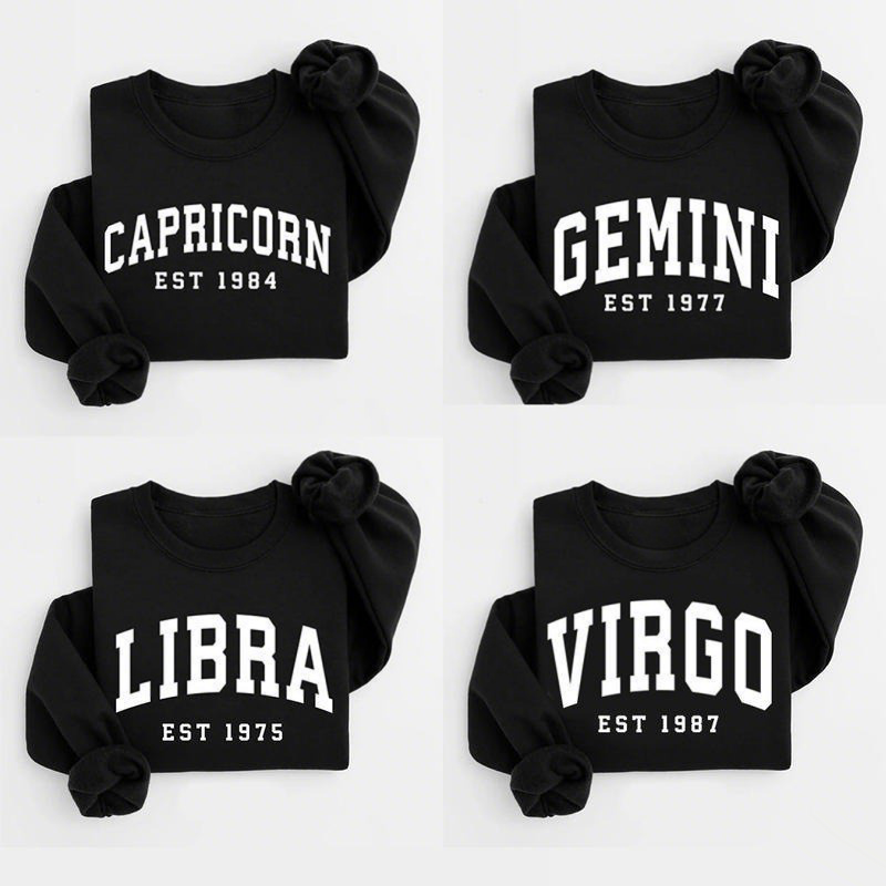 Custom Year Zodiac Sweatshirt