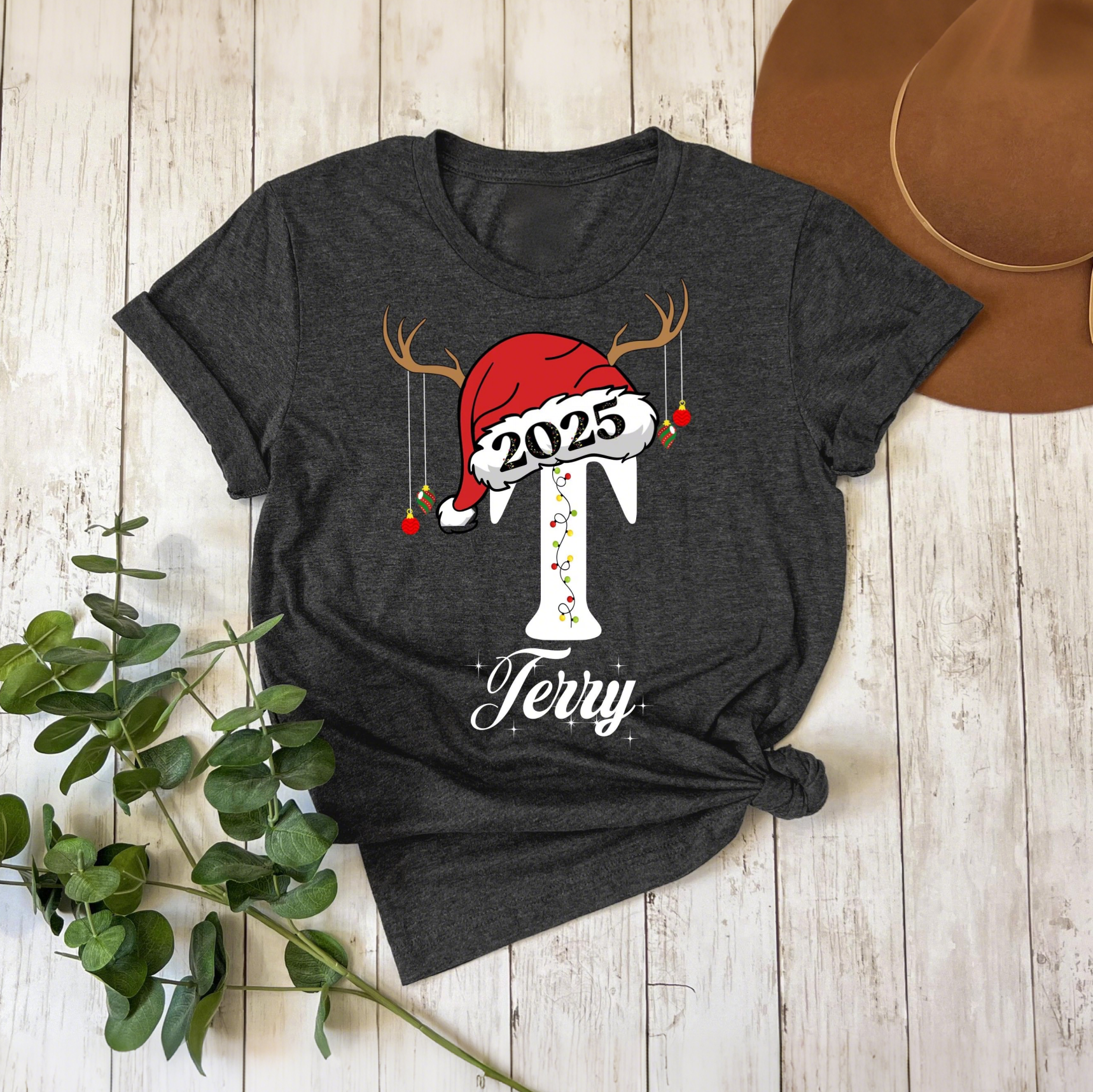 Custom Christmas Family Name 2025 Shirt