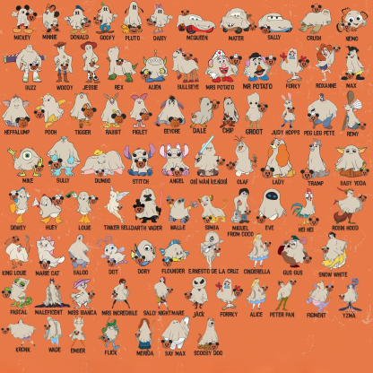 Customize Disney Characters Halloween T-Shirt