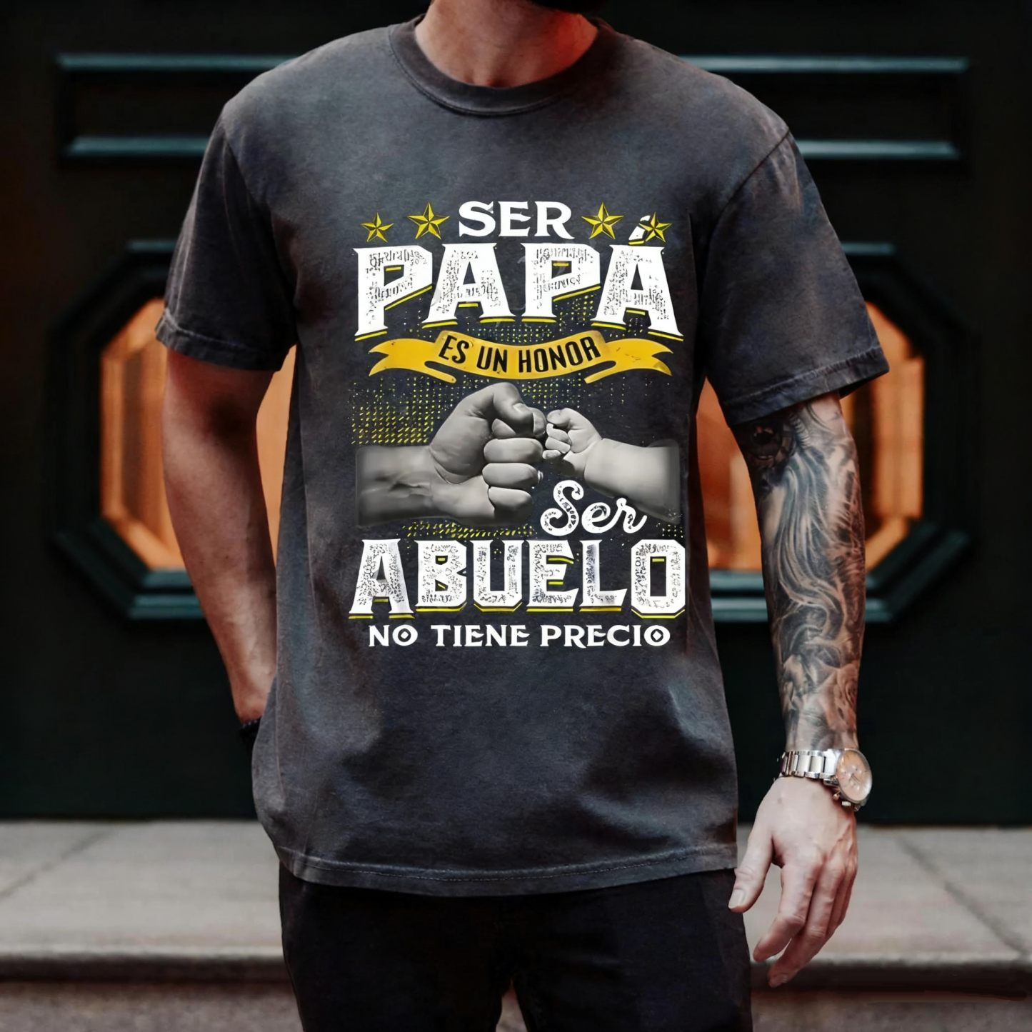 Ser Papa Es Un Honor Ser Abuelo No Tiene Precio Spanish T-shirt