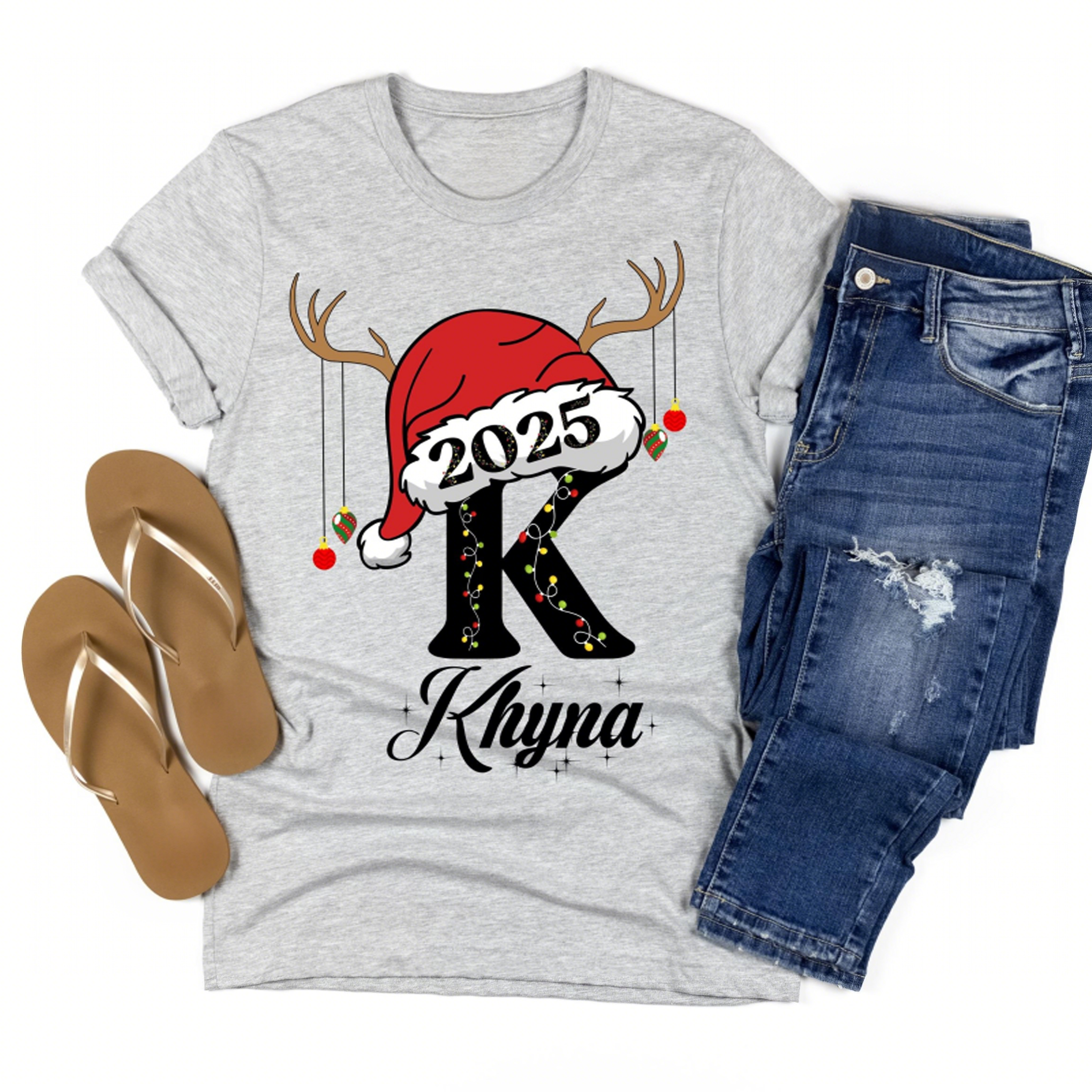 Custom Christmas Family Name 2025 Shirt