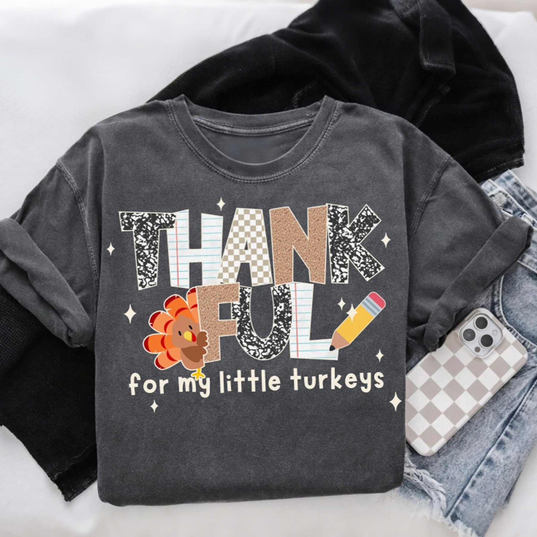 Thankful for My Little Turkeys T-Shirt