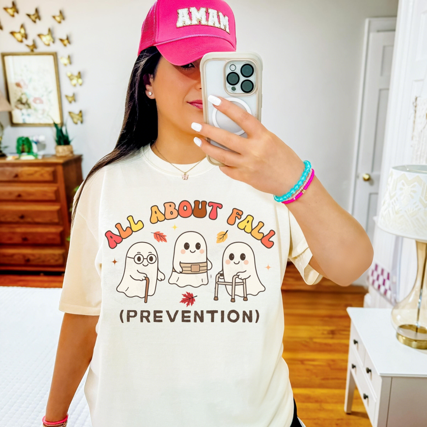 Ghost All About Fall Prevention T-Shirt