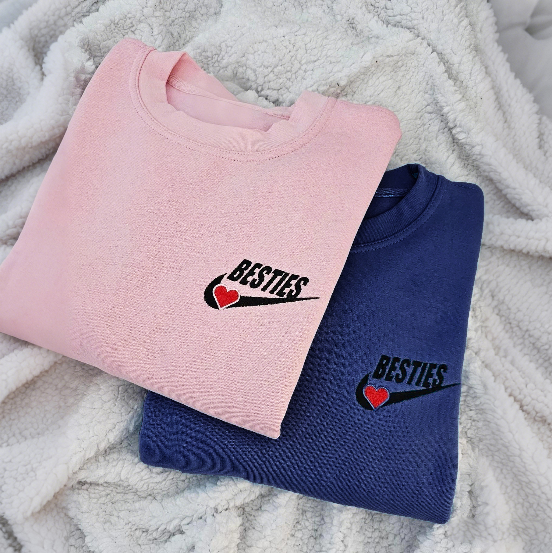Besties Embroidered Sweatshirt