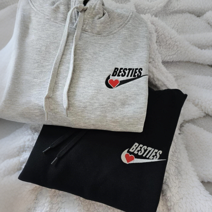 Besties Embroidered Sweatshirt