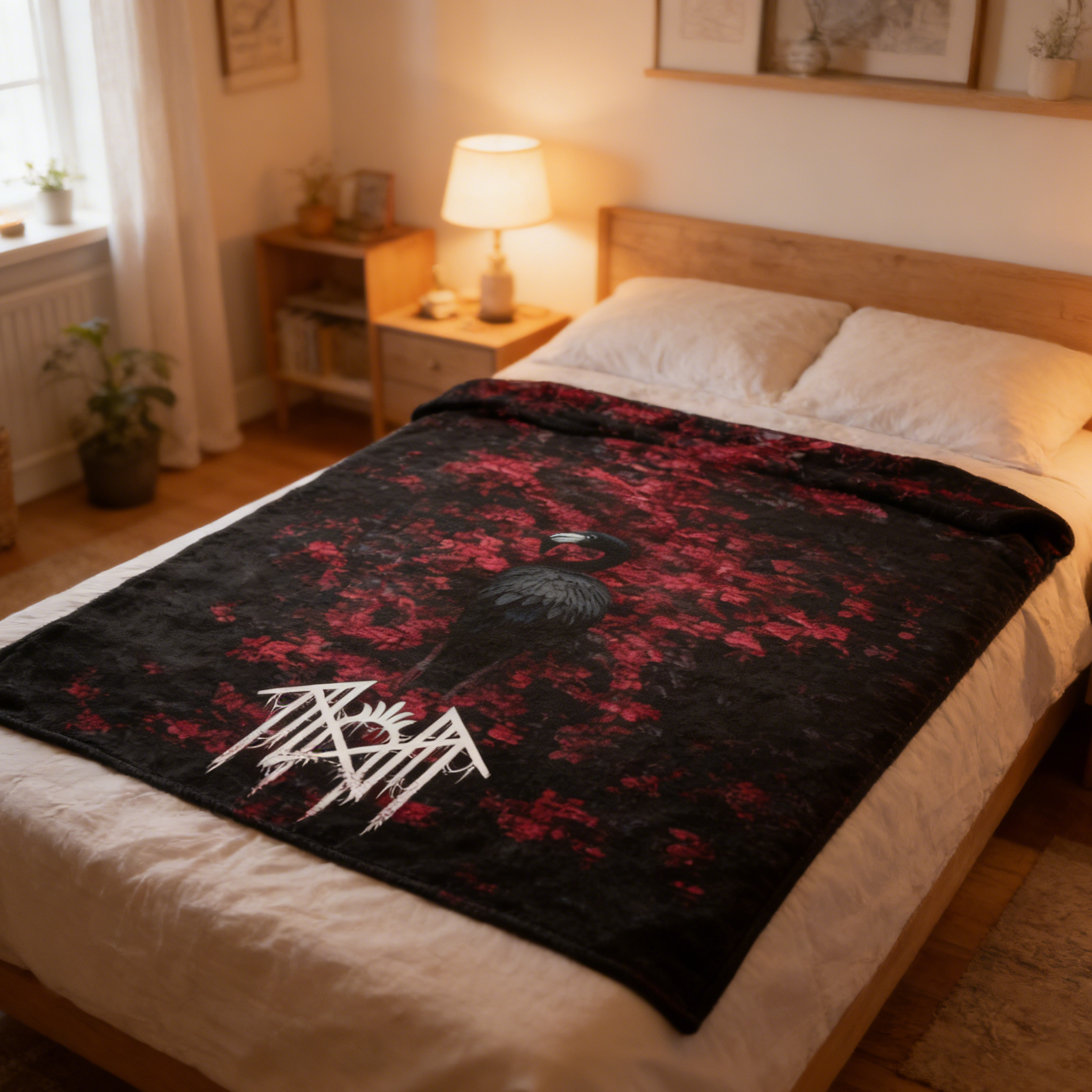 Sleep Token Pattern Flannel Blanket