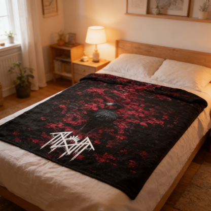 Sleep Token Pattern Flannel Blanket