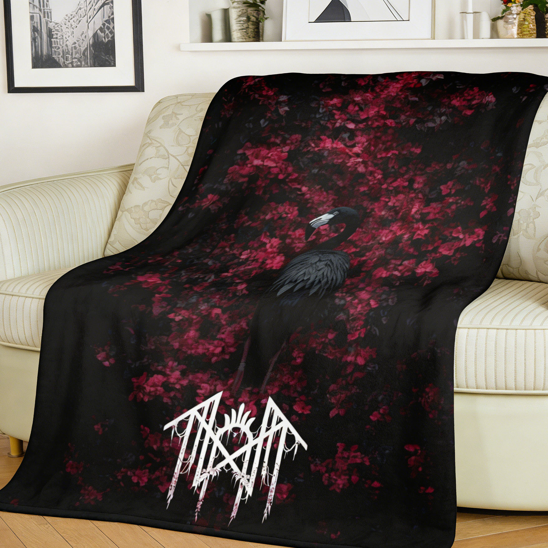 Sleep Token Pattern Flannel Blanket