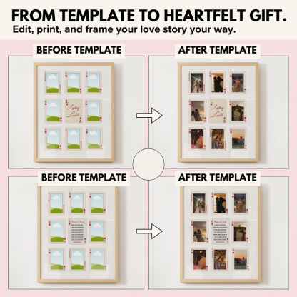 Custom Photo Playing Cards Frame