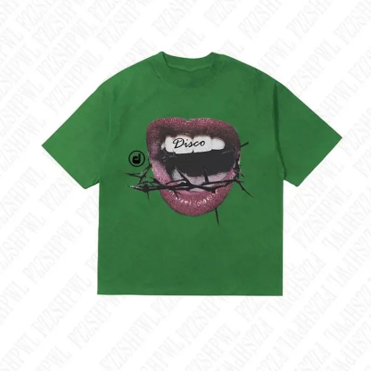 GRILLZ T-Shirt Cotton Unisex T-Shirt, Crew Neck,Gift For Women Top Womenswear Underwear Humen, Underwear Tshirt Streetwear Lady Summer Comfort