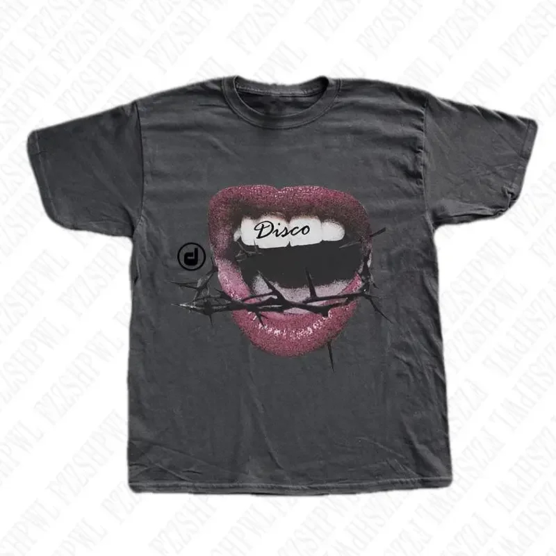 GRILLZ T-Shirt Cotton Unisex T-Shirt, Crew Neck,Gift For Women Top Womenswear Underwear Humen, Underwear Tshirt Streetwear Lady Summer Comfort