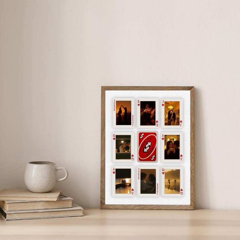 Custom Photo Playing Cards Frame