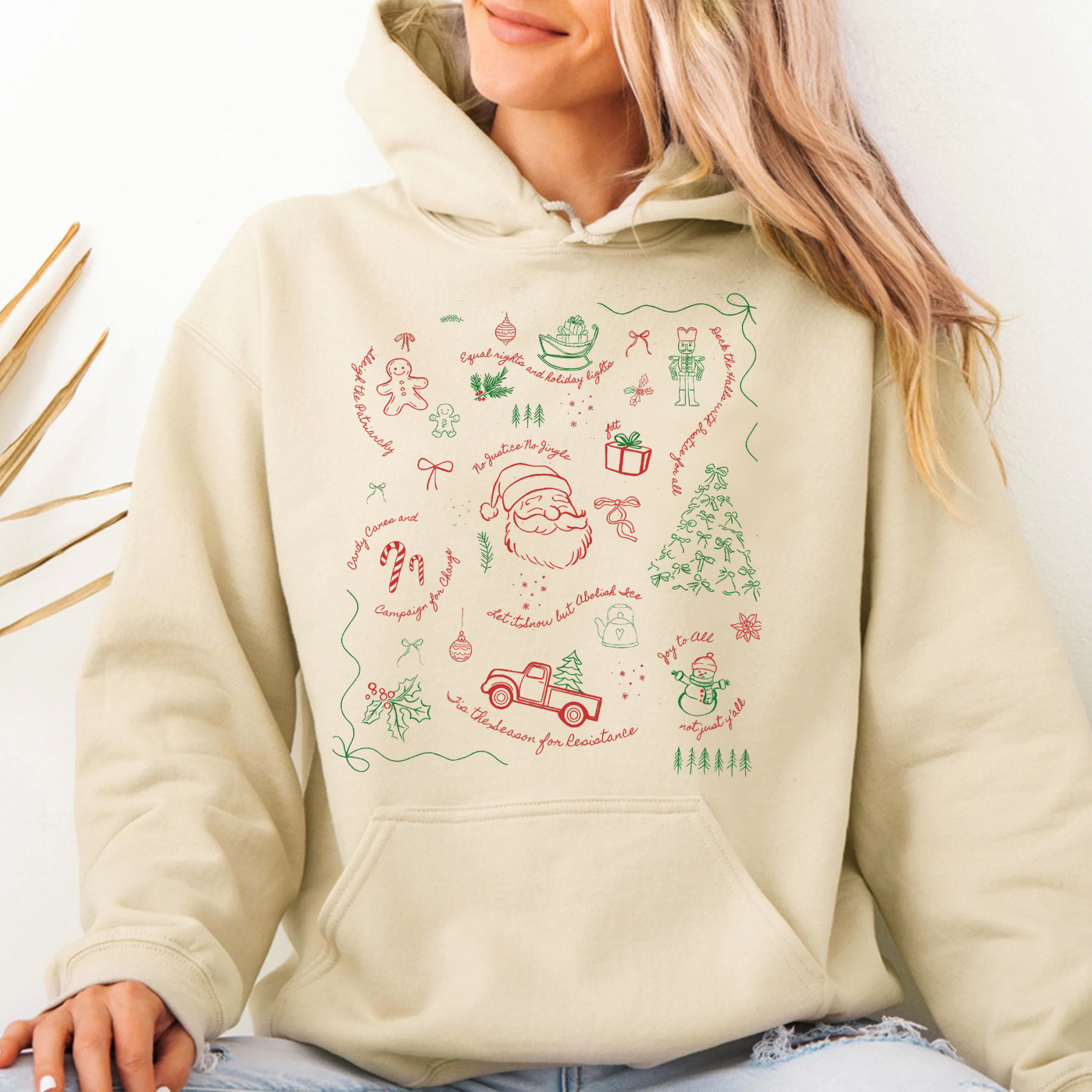 Graffiti Santa Christmas Sweatshirt