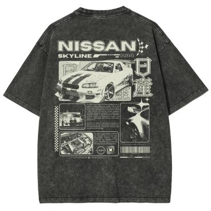 Vintage JDM Sports Car Graphic T-Shirt 