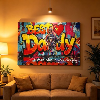 Personalized Poster Love DAD