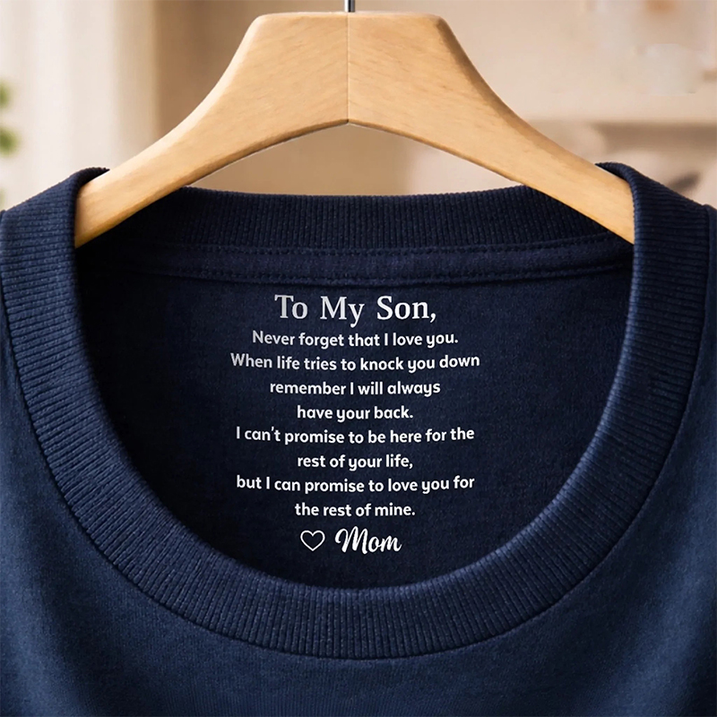 Custom Hidden Message T-Shirt – Gift for Son or Daughter 