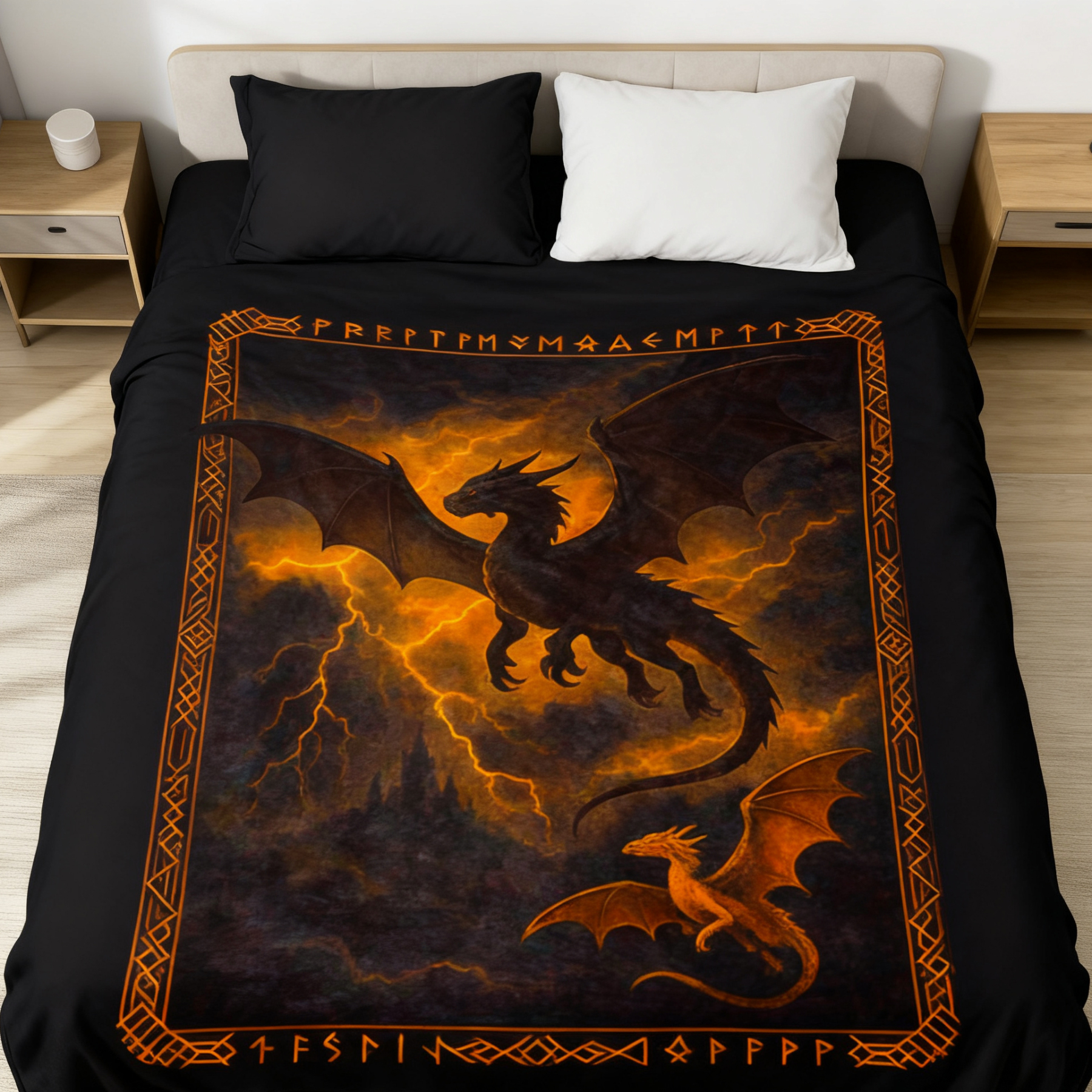 Fourth Wing Theme Blanket